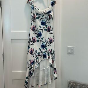 Venus, garden party dress. Nice substance to the material. Not see thru.